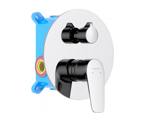 AQ1146CR БЕТТА смеситель для ванны 2 режима (внешняя и скрытая часть) AQ1146CR