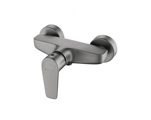 AQ1160BGM БЕТТА смеситель для душа, оружейная сталь (шлиф. черный хром) AQ1160BGM