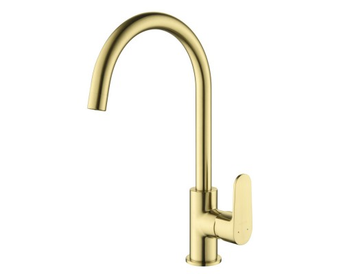 AQ1282BG ОБЕРОН смеситель для кухни, шлиф. золото AQ1282BG