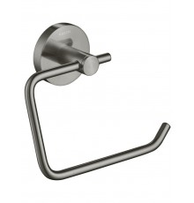 AQ4118BGM ЕВРОПА бумагодержатель квадратный, оружейная сталь (шлиф. черный хром) AQ4118BGM