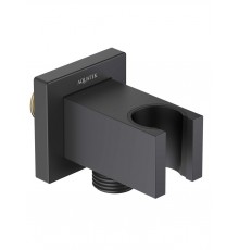 AQ2463MB шланговое подсоединение с держателем, матовый черный AQ2463MB