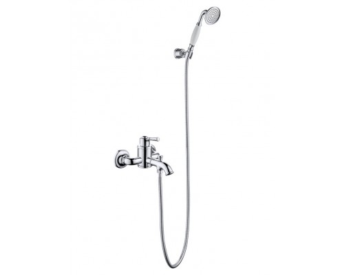 AQ1549CR КЛАССИК смеситель для ванны с душевым набором AQ1549CR