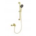 AQ1748BG ЛУГАНО смеситель для ванны с душевым гарнитуром 3jet, шлиф. золото AQ1748BG