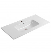 AQ4100-00 мебельная раковина 1000 мм, белый AQ4100-00