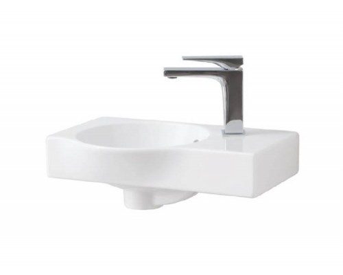 Раковина, Artceram, LAVAMANI, UNION, шгв 430-267-140, отверстия для смесителя-1, цвет-Glossy White