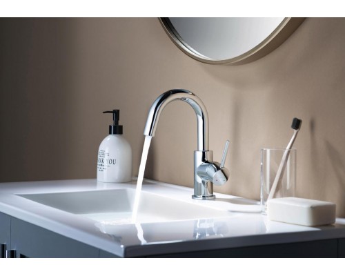 AQ1307CR ЕВРОПА смеситель для раковины, без донного клапана AQ1307CR