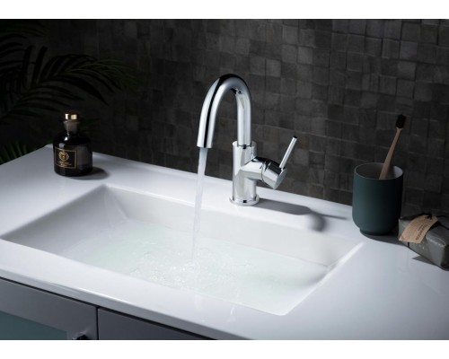 AQ1307CR ЕВРОПА смеситель для раковины, без донного клапана AQ1307CR