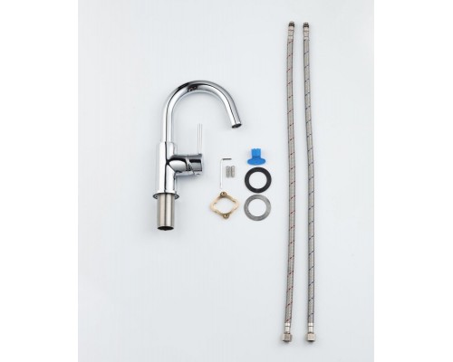 AQ1307CR ЕВРОПА смеситель для раковины, без донного клапана AQ1307CR