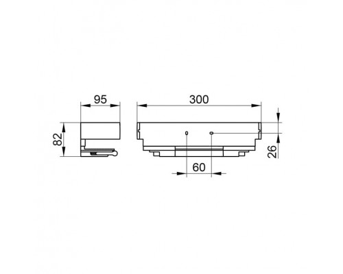 11159130000 EDITION 11 Корзинка для душа, хром черный шлифованный 11159130000