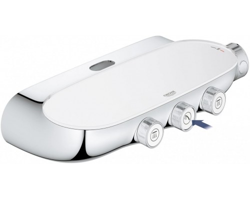 26250000 Rainshower SmartControl 360 DUO Душевая система с термостатическим смесителем для настенного монтажа, 3 режима верхнего душа, хром 26250000