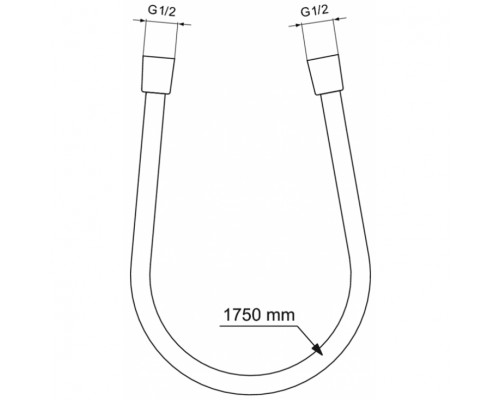 BE175AA IDEALFLEX шланг для душа 1700 мм BE175AA