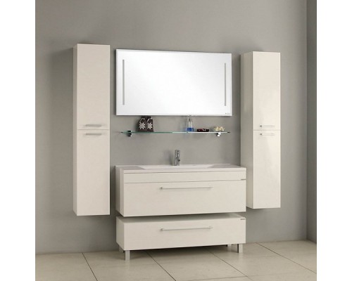 1A111602MA010 Зеркальный шкаф Мадрид 100/светильн 1A111602MA010