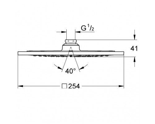 27271000 HG Crometta Е 240 1jet Showerpipe душевая система 27271000