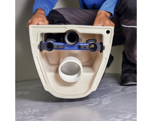 502.718.00.1 Acanto Комплект подвесного унитаза вертикальный смыв, закрытая форма, TurboFlush, с сиденьем с крышкой для унитаза: Т мин.=53см, Функция 502.718.00.1