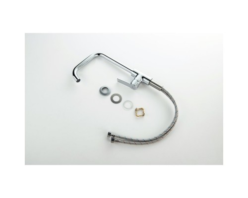 AQ1781CR ЛУГАНО смеситель для кухни (квадратный излив) AQ1781CR