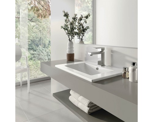 QUADRO 75 Умывальник (WB.FN/Quadro/75-C/WHT.G/S1) WB.FN/Quadro/75-C/WHT.G/S1