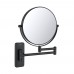 AQ4911MB зеркало косметическое настенное 5х, матовый черный AQ4911MB