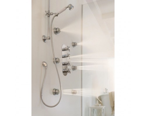 GRC5104BR GRAZIA термастатический смеситель на 4 потребителя (внешняя часть), бронза GRC5104BR