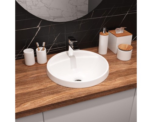 ART INSIDE Умывальник врезной 43 ВКС Белый S1 (WB.IN/Art/43-C/WHT.G/S1) WB.IN/Art/43-C/WHT.G/S1