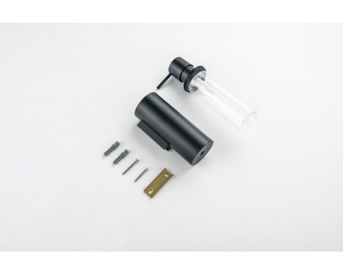 AQ4205MB ОБЕРОН дозатор, матовый черный AQ4205MB