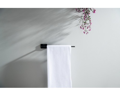 AQ4319MB ЛИБРА полотенцедержатель, матовый черный AQ4319MB