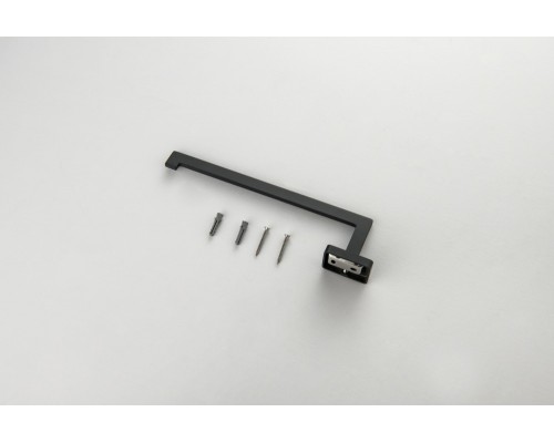 AQ4319MB ЛИБРА полотенцедержатель, матовый черный AQ4319MB