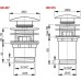 Слив для умывальника система Click-Clack X01373