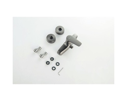 AQ1160BGM БЕТТА смеситель для душа, оружейная сталь (шлиф. черный хром) AQ1160BGM