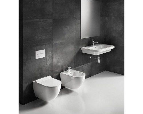 Унитаз подвесной Uni Chrome RimOFF (безободковый) белый X01535