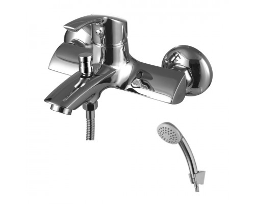 LM1102Cplus STRIKEСмеситель для ванны с коротким изливом, с аксессуарами, хром LM1102C