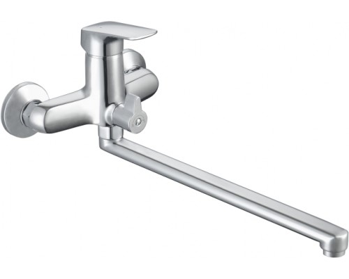 AQ1042CR ВЕГА смеситель для ванны с длинным изливом AQ1042CR