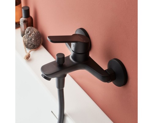 E29871-BL AIME смеситель для ванны,матовый черный E29871-BL