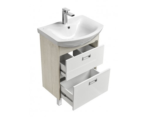 1A1966K1BAC20 Набор: 1A196601BAC20 Тумба-умывальник Бекка 60/ 1WH110246 Раковина Балтика 60 1A1966K1BAC20