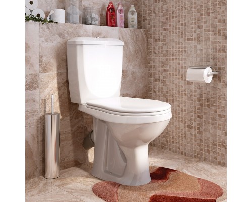 43901110302 Унитаз-компактЭлисса - ОптимаСтандарт, подвод воды нижний, косой выпуск (старый арт. 43901130302) 43901110302