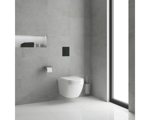 38505KF0 Skate Air Накладная панель (3 режима смыва), вертикальный монтаж, черный матовый (для Rapid SL и Uniset) 38505KF0