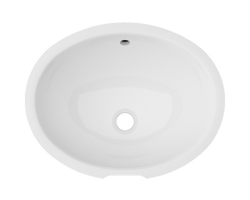 6069B003-0012 Раковина Arkitekt, встраиваемая снизу, 52 см, цвет белый 6069B003-0012