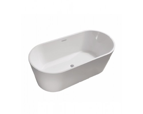 AQ-99880 ОВО Ванна акриловая, отдельностоящая, 1800800600. В комплекте со сливом и ножками. Цвет белый глянцевый. AQ-99880