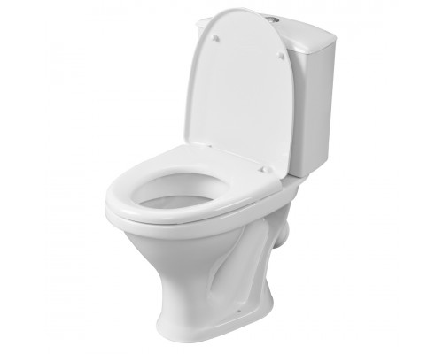 1P2018S0000BF Унитаз-компакт Вест белый, сидение полипропилен (арт. 188018S0020B0), кос выпуск 1.P201.8.S00.00B.F
