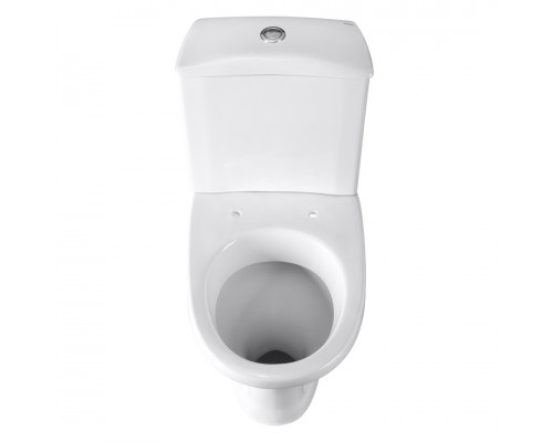 1P2018S0000BF Унитаз-компакт Вест белый, сидение полипропилен (арт. 188018S0020B0), кос выпуск 1.P201.8.S00.00B.F