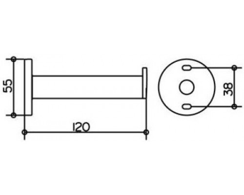 14963010000 PLAN Держатель запасного рулона, хром 14963010000