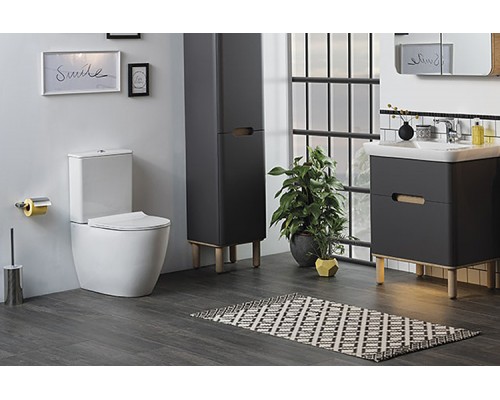 9830B003-7204 Sento Rim-ex напольный унитаз open back, сиденье тонкое микролифт VitrA (крышка 130-003-009, 86-003-009) 9830B003-7204