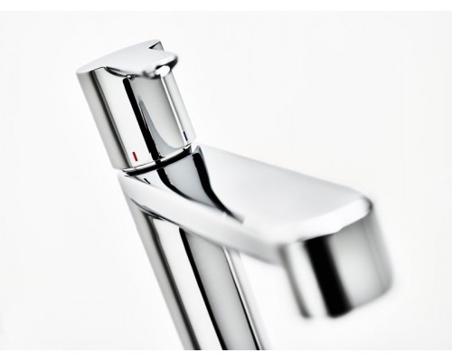 Смеситель для умывальника без донного клапана PU 015.00 высокий X070114