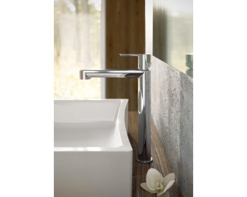 Смеситель для умывальника без донного клапана PU 015.00 высокий X070114