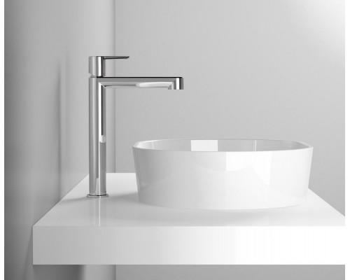 Смеситель для умывальника без донного клапана PU 015.00 высокий X070114