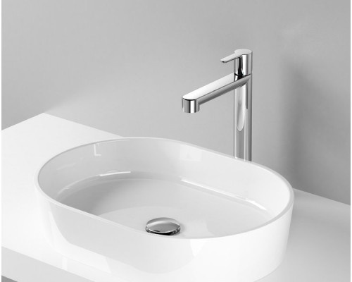 Смеситель для умывальника без донного клапана PU 015.00 высокий X070114