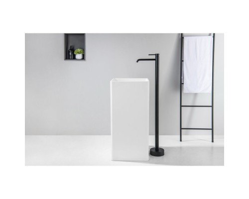 AQ1309MB ЕВРОПА смеситель для раковины напольный, матовый черный AQ1309MB