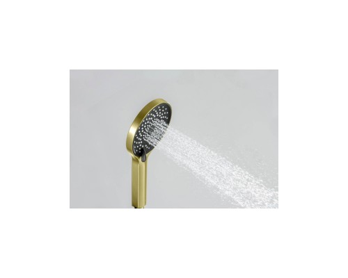AQ2035BG ЛУГАНО душевой набор 3jet, шлиф.золото AQ2035BG