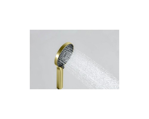 AQ2035BG ЛУГАНО душевой набор 3jet, шлиф.золото AQ2035BG