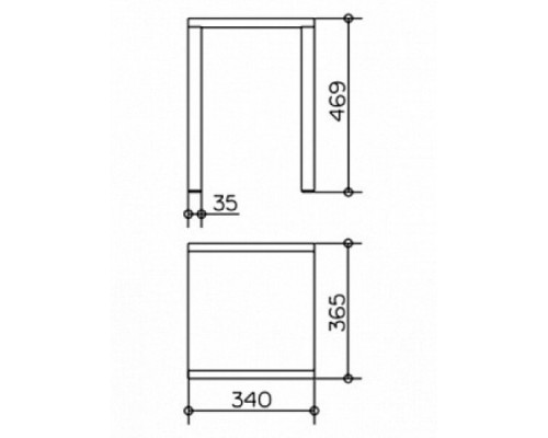 14982010038 PLAN Табурет, подходит также для душевой зоны, нагрузка: 100 kg, хром/светло-серый (RAL 7035) 14982010038