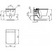 T368601 BLEND CUBE Подвесной унитаз, с крепежом TT0293963 для полностью скрытого монтажа T368601